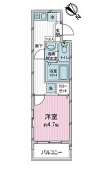 クレスト西川越の物件間取画像